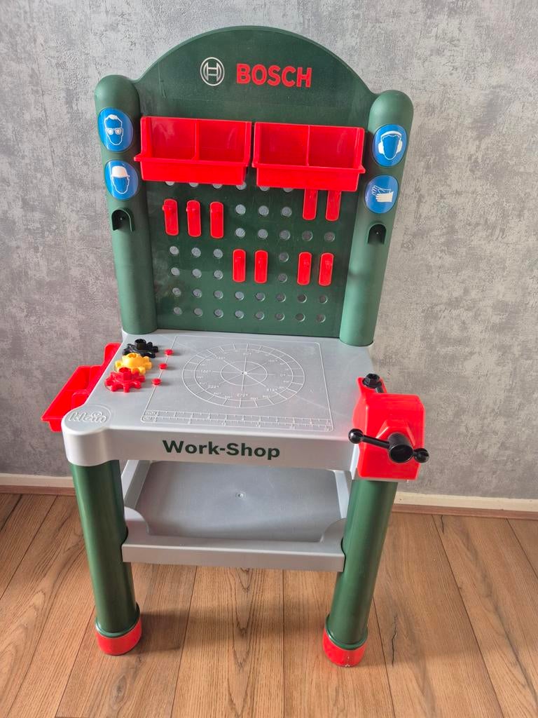 Zeer complete bosch mini werkbank!, Ophalen, Gebruikt, Overige typen