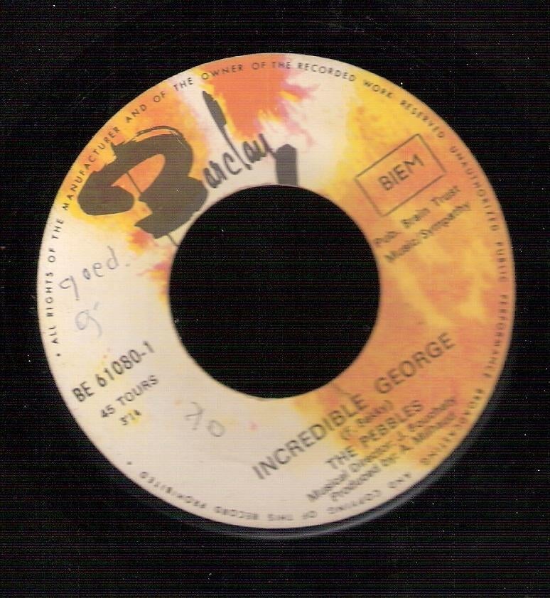 Pebbles/Incredible George &  Chess-1969-Psych Freakbeat, Ophalen, Gebruikt, Pop