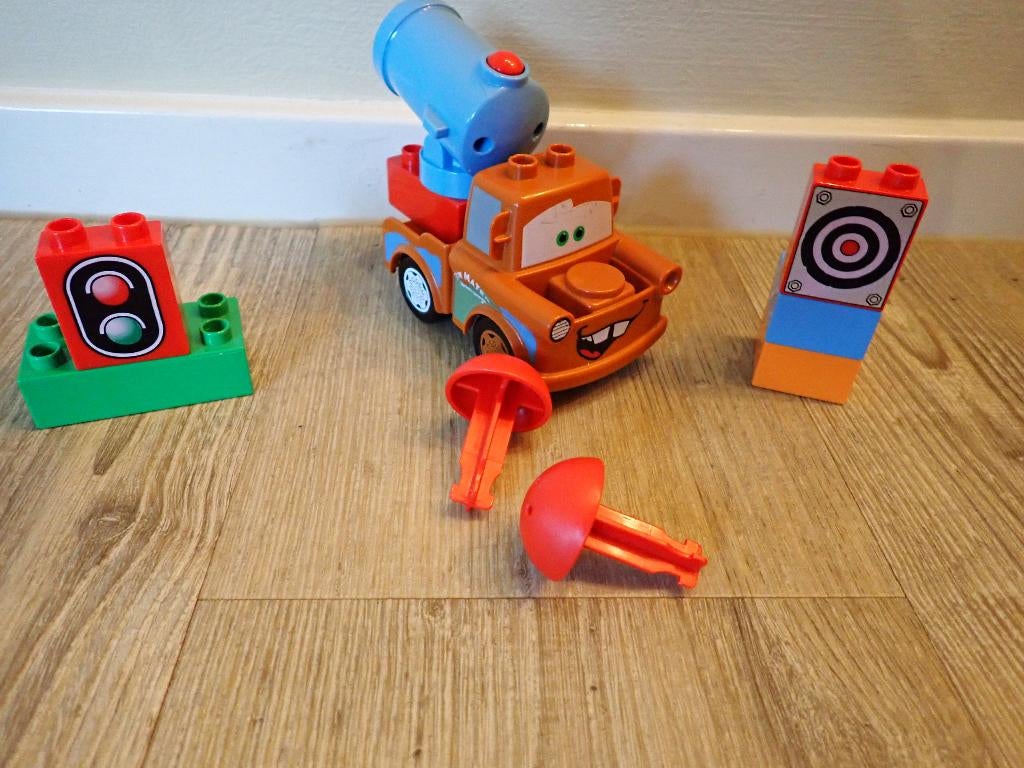 duplo cars agent takel met kogel 5817, Ophalen of Verzenden, Zo goed als nieuw, Complete set, Duplo