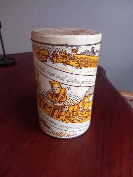 Vintage beschuitbus, Ophalen of Verzenden, Zo goed als nieuw, Overige