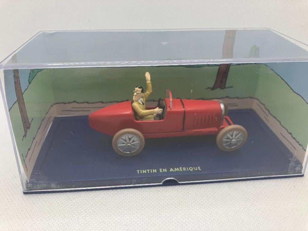 96985: Kuifje in Amerika - De racewagen van Bobby Smiles, Hobby en Vrije tijd, Modelauto's | 1:43, Auto, Ophalen of Verzenden