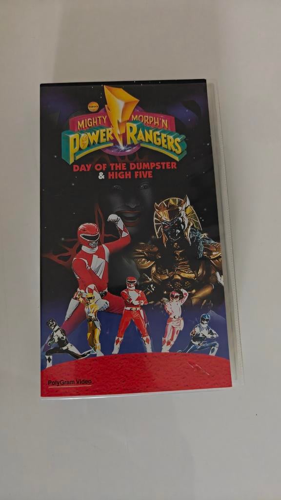 Mighty Morphin Power Rangers Videoband, Cd's en Dvd's, VHS | Kinderen en Jeugd, Gebruikt, Alle leeftijden, Kinderprogramma's en -films