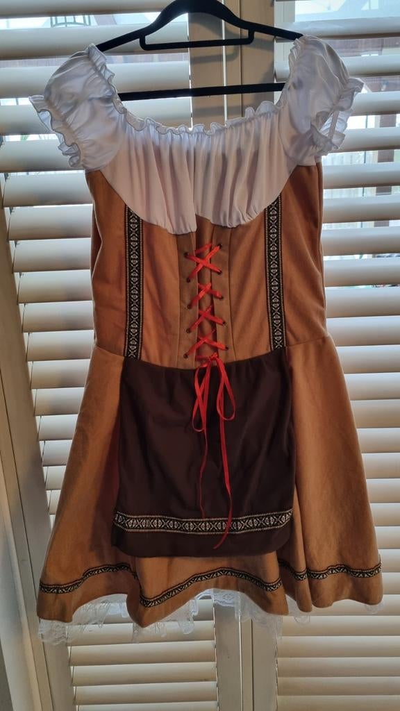 Dirndl / Tiroler jurk, Kleding | Dames, Carnavalskleding en Feestkleding, Ophalen of Verzenden, Zo goed als nieuw, Maat 38/40 (M)