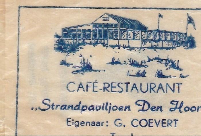 strandpaviljoen Den Hoorn Texel - G Coevert, Ophalen of Verzenden