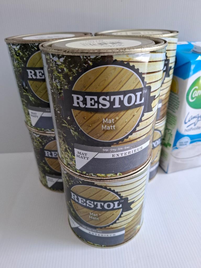 Restol Houtolie - in verschillende kleur varianten en inhoud, Minder dan 5 liter, Ophalen of Verzenden, Nieuw, Overige kleuren