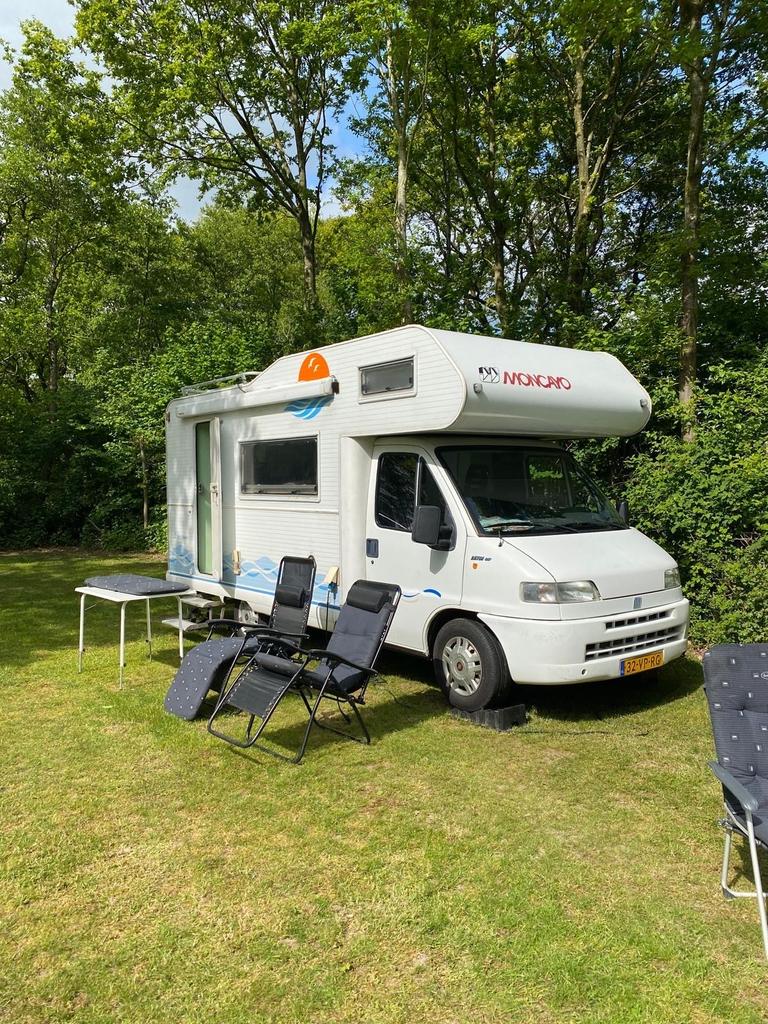 Fiat Ducato Moncayo Camper stapelbed Klaar voor avontuur!, Caravans en Kamperen, Brandblusser, Standaard zit, Alkoof, Ringverwarming
