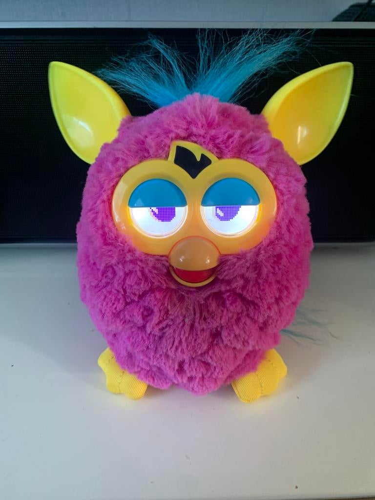 Furby Boom Pink Flare 2012, Kinderen en Baby's, Speelgoed | Knuffels en Pluche, Ophalen of Verzenden, Zo goed als nieuw, Overige typen