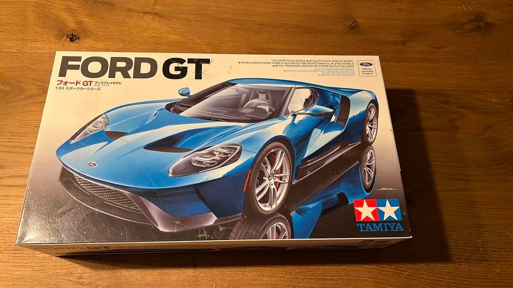 Tamiya Ford GT 1/24, Hobby en Vrije tijd, Modelbouw | Auto's en Voertuigen, Zo goed als nieuw, Auto, Groter dan 1:32, Tamiya, Ophalen of Verzenden