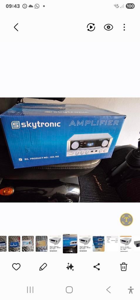 Splinternieuw skytronic 400 watt fabriekverpakking, Audio, Tv en Foto, Versterkers en Receivers, Overige merken, Nieuw, Ophalen of Verzenden
