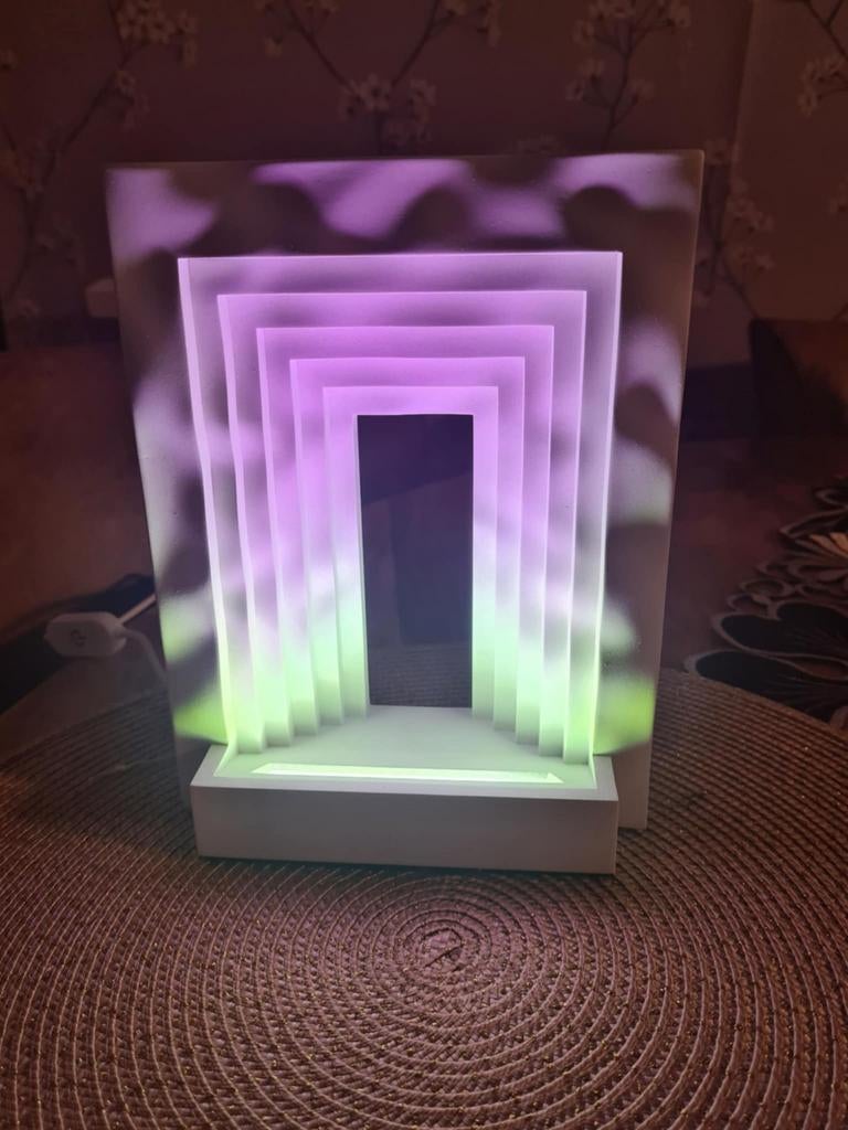 Moderne witte decoratieve lamp, Ophalen, Nieuw