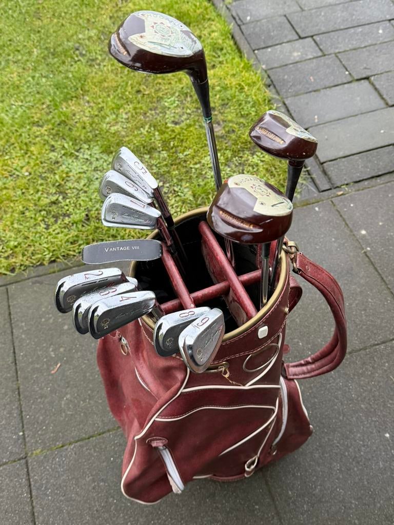 Golfset heren - Vintage Ben Hogan set rechtshandig, Sport en Fitness, Golf, Ophalen, Gebruikt, Set