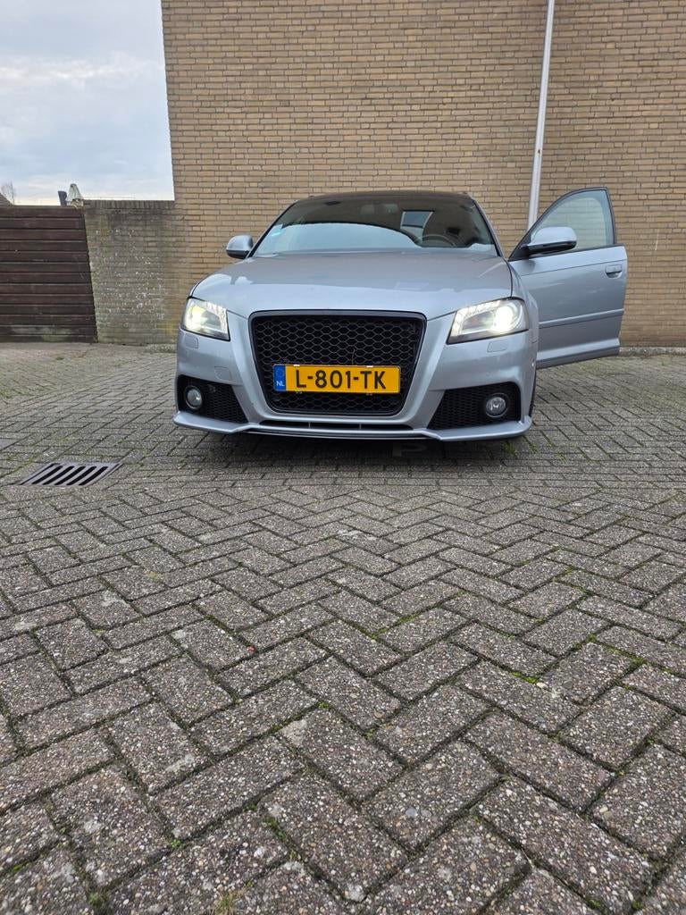 Audi A3 2.0 Tfsi 200pk Quattro S Tronic 2009 APK APRIL 2027, 74 €/maand, Zwart, 4 cilinders, 1984 cc