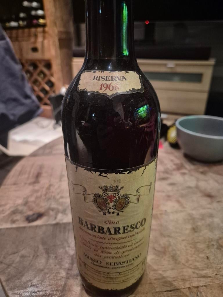 Barbaresco Riserva 1968 - Zeldzame Italiaanse rode wijn, Gebruikt, Rode wijn, Vol, Italië