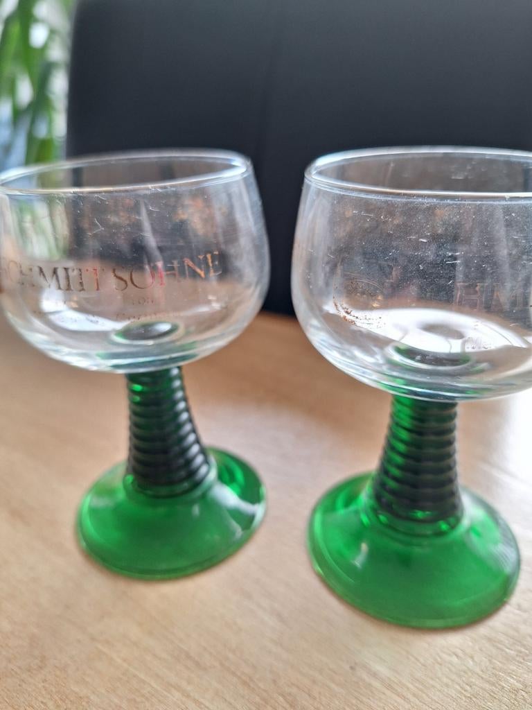 Schmitt Sohne wijnglaasjes, Verzamelen, Glas en Borrelglaasjes, Ophalen of Verzenden, Zo goed als nieuw, Overige typen