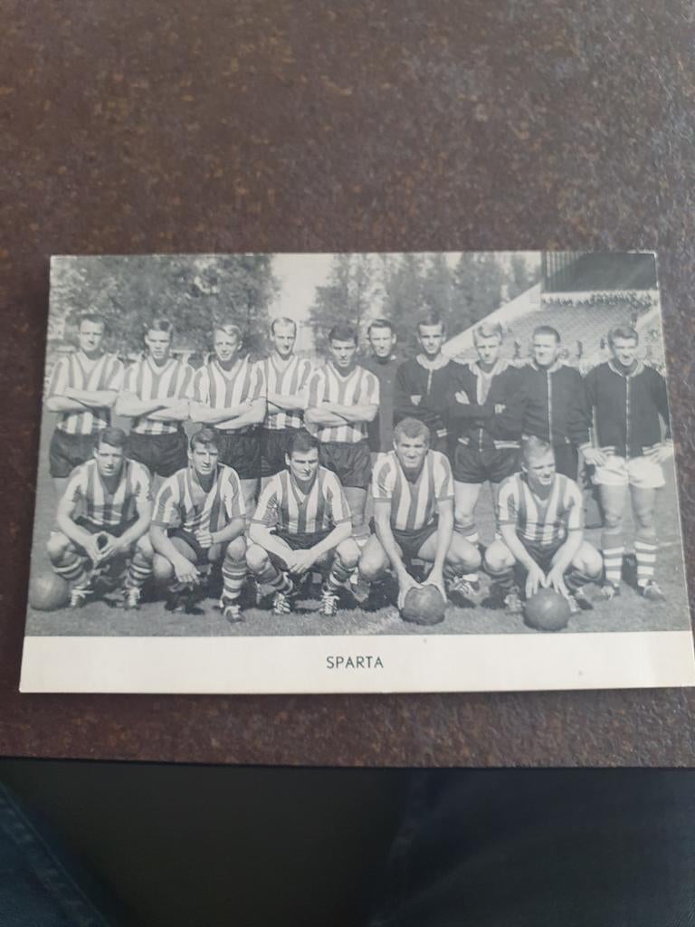 Voetbal kaart Sparta, Ophalen of Verzenden, Zo goed als nieuw, Poster, Plaatje of Sticker
