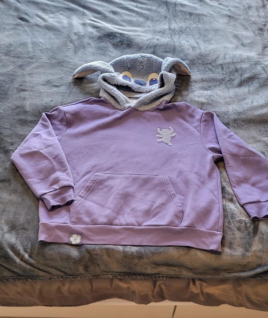 Stitch Hoodie - Leuke Disney Trui, Maat 38/40 (M), Disney, Paars, Ophalen of Verzenden