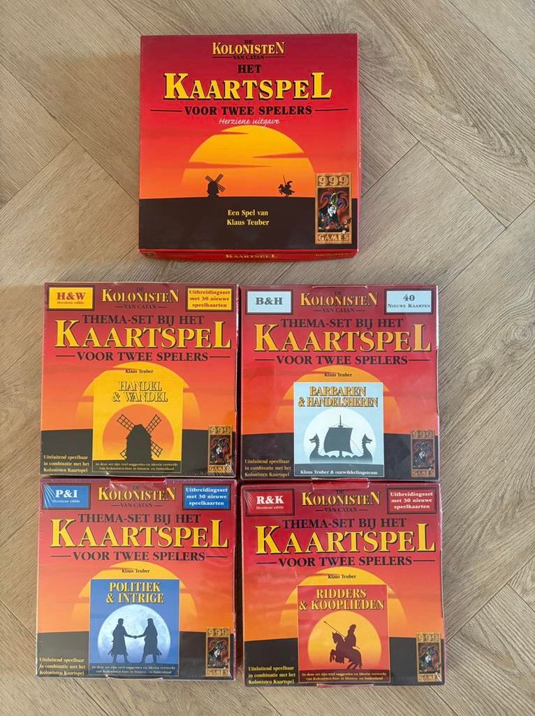 De Kolonisten van Catan Het Kaartspel+uitbreidingen geseald!, Ophalen of Verzenden, Zo goed als nieuw