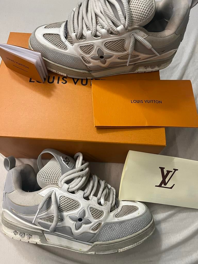 Louis Vuitton Skate Schoenen, Ophalen of Verzenden, Gedragen, Wit, Sneakers of Gympen