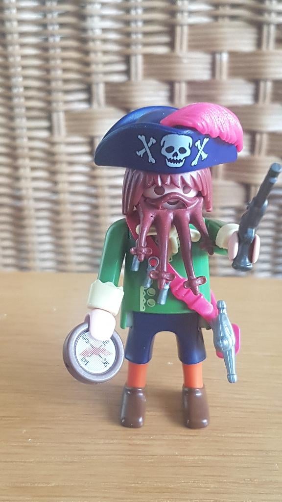 playmobil 4654 piraten kapitein, Ophalen of Verzenden, Gebruikt