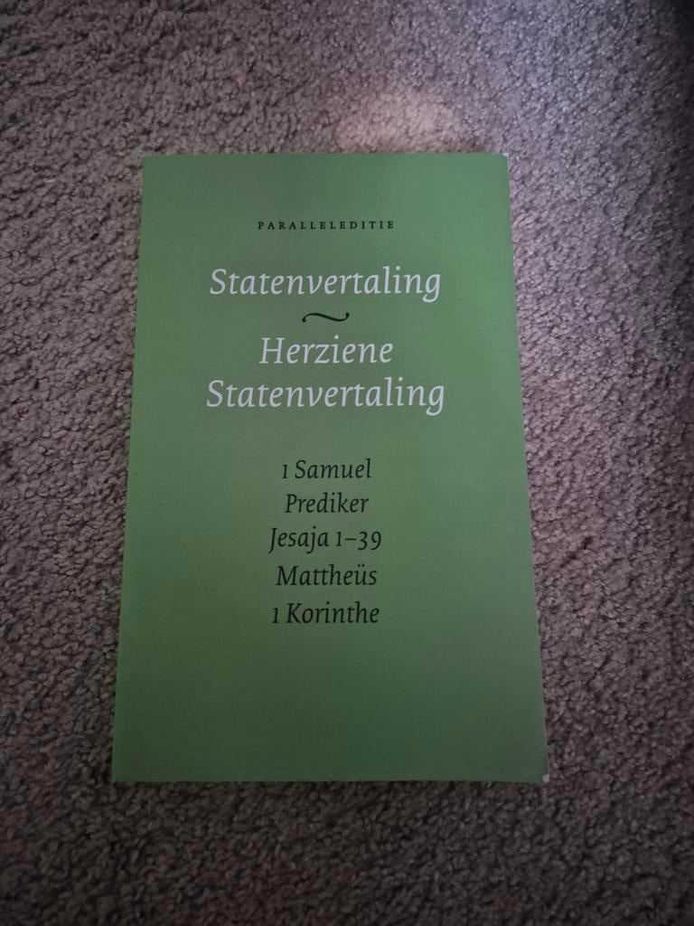 Statenvertaling - Herziene Statenvertaling, Ophalen of Verzenden, Zo goed als nieuw