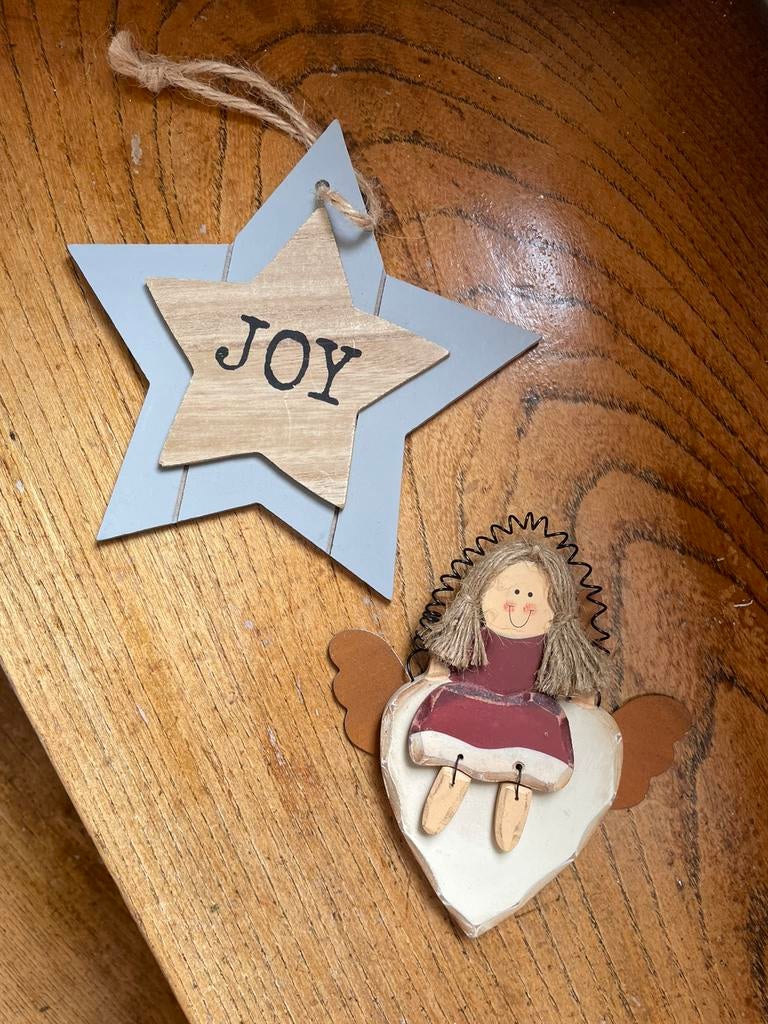 Set decoratiehangers kerst, Ophalen of Verzenden, Zo goed als nieuw