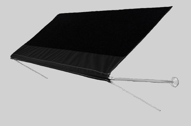 Raamluifel Rainblocker Antraciet 185x80cm, Ophalen of Verzenden, Nieuw