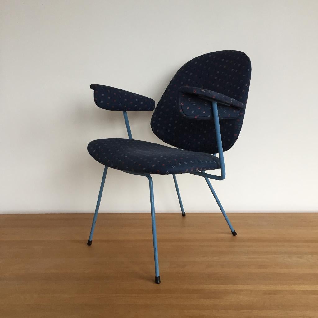 Kembo fauteuil jaren 50 Rietveld Gispen design, Ophalen, Gebruikt, Kembo, Rietveld