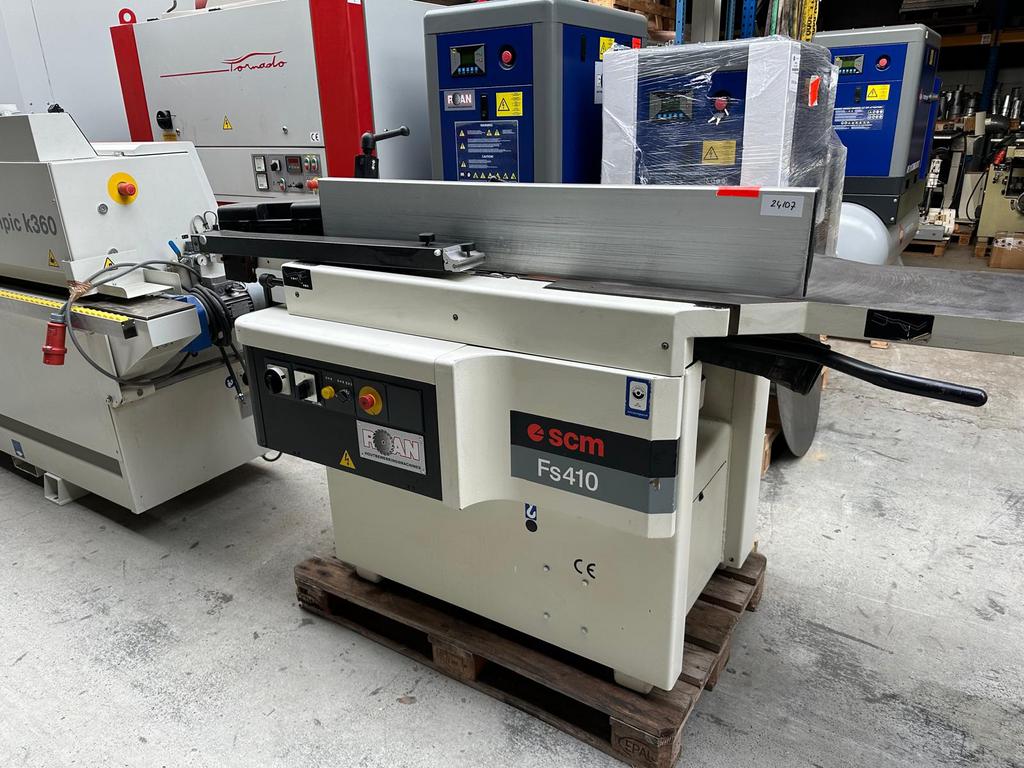 SCM vlakvandiktebank FS 410, Doe-het-zelf en Verbouw, Schaafmachines, Ophalen, Zo goed als nieuw