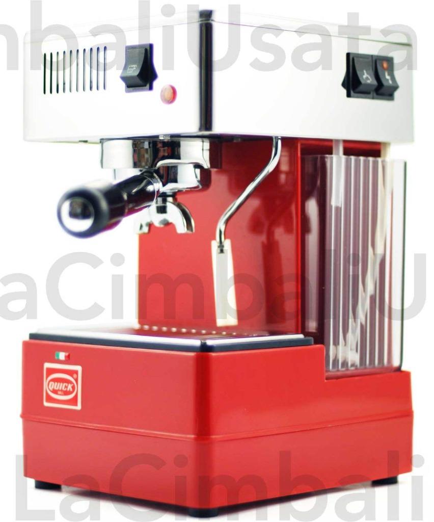 Quick Mill 820 Messing Piston in Rood * 24M Garantie *, Witgoed en Apparatuur, Koffiezetapparaten, Zo goed als nieuw, Gemalen koffie