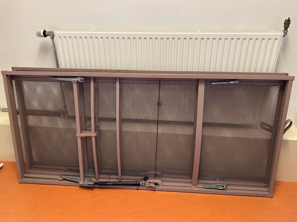 2 Auping bedbodems met handbediening, maat 90 x 200., Ophalen, Gebruikt, 90 cm, Eenpersoons