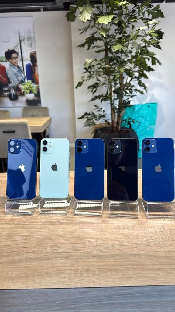 iPhone 12 Mini 64GB Blauw Groen Zwart incl 2 jaar garantie, Telecommunicatie, Mobiele telefoons | Apple iPhone, IPhone 12 Mini