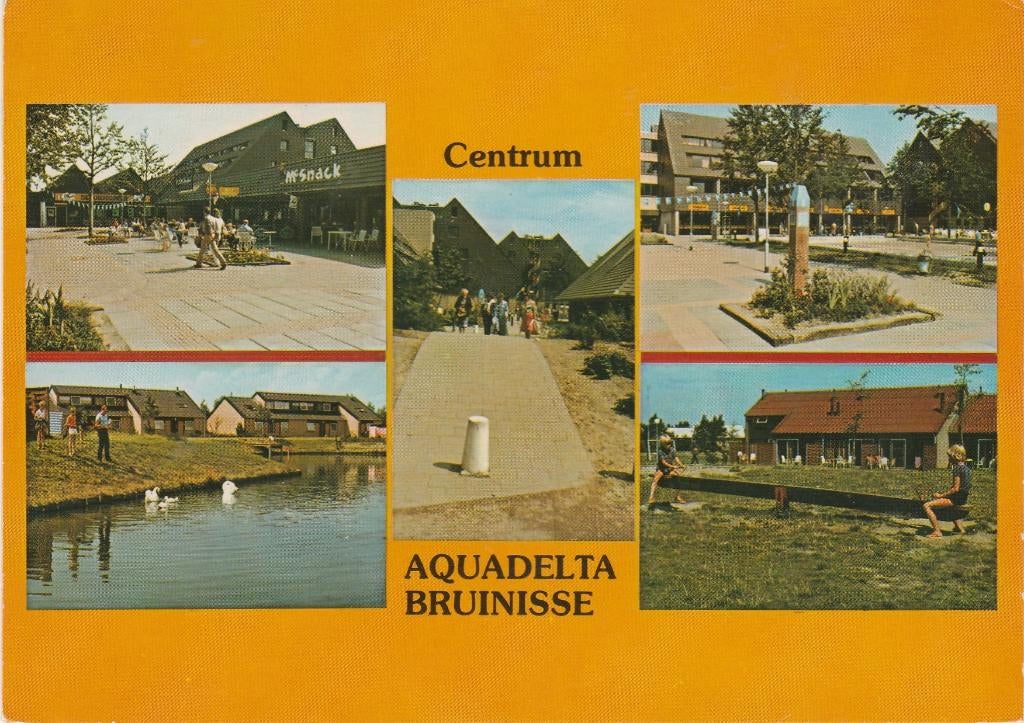 BRUINISSE Centrum Aquadelta, Verzenden, 1960 tot 1980, Gelopen, Zeeland
