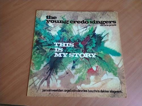Elpee The Young Credo Singers | Deo Cantemus (1971), Cd's en Dvd's, Gebruikt, Overige typen, Ophalen of Verzenden, 12 inch