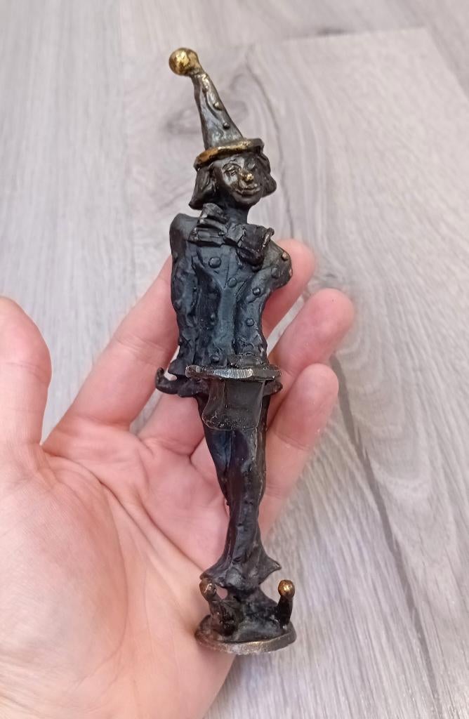 corry ammerlaan beeldje clown, Antiek en Kunst, Kunst | Beelden en Houtsnijwerken, Ophalen of Verzenden