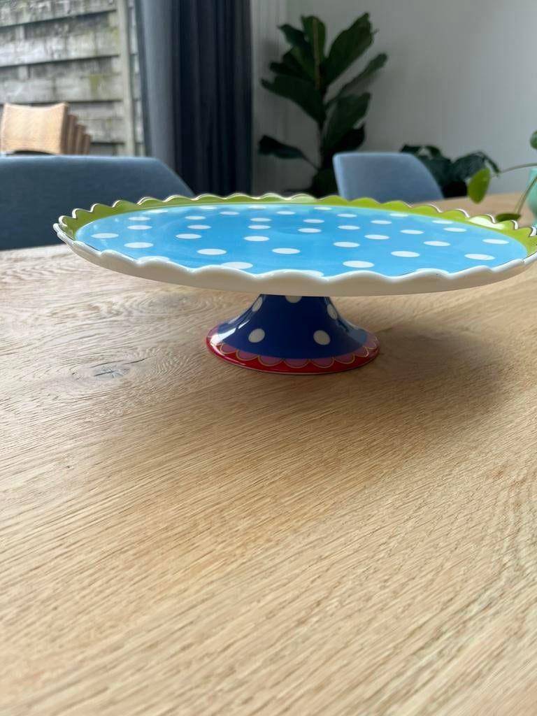 Oilily taartplateau, Huis en Inrichting, Woonaccessoires | Etagères, Ophalen, Zo goed als nieuw