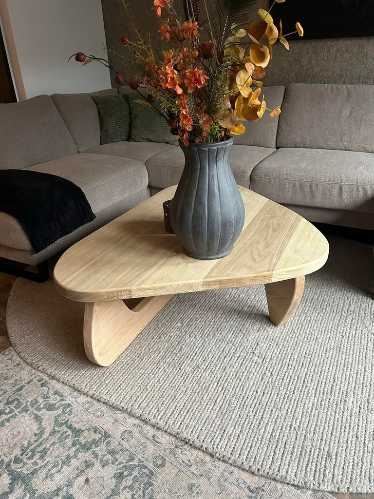 Eiken Salontafel Doritovorm - Beste Prijs Garantie, Huis en Inrichting, Tafels | Salontafels, Ophalen, Nieuw, 50 tot 100 cm, Minder dan 50 cm