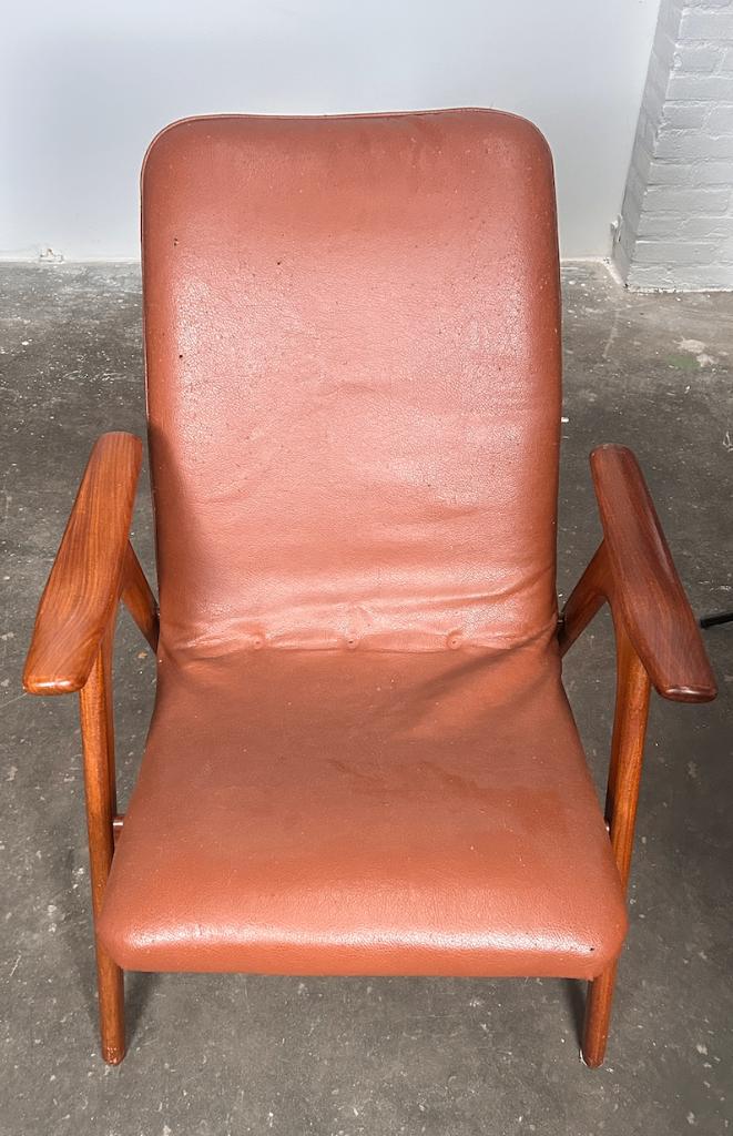 Louis van teeffelen, Huis en Inrichting, Stoelen, Ophalen, Gebruikt, Bruin, Leer