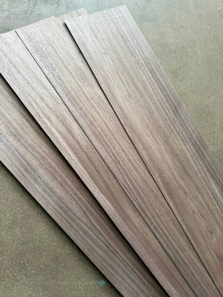 Noten fineer platen - amerikaans walnoten fineer 137x27cm, Doe-het-zelf en Verbouw, Platen en Panelen, Ophalen, Nieuw