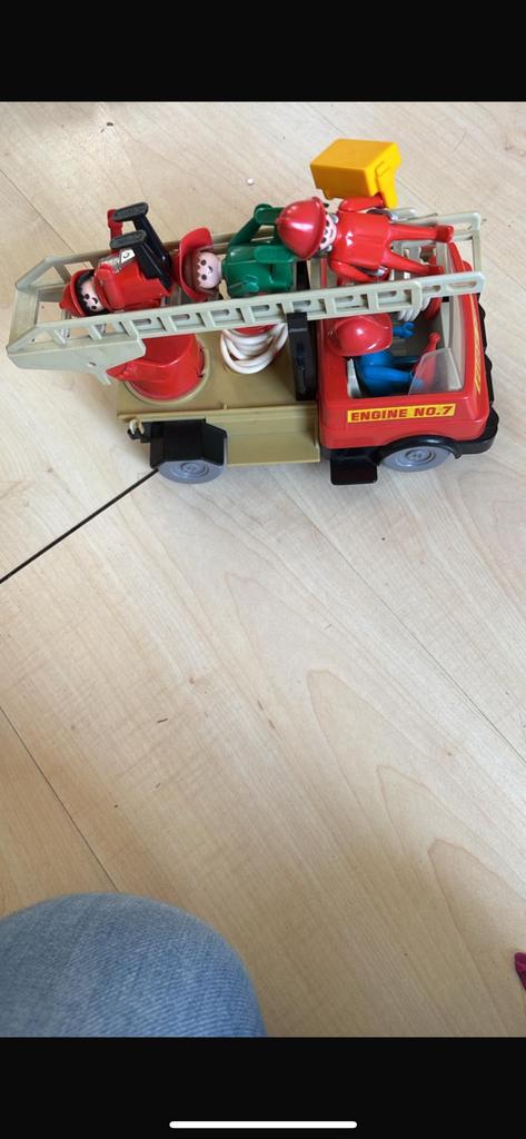 Brandweer auto playmobil, Kinderen en Baby's, Speelgoed | Playmobil, Ophalen of Verzenden, Gebruikt