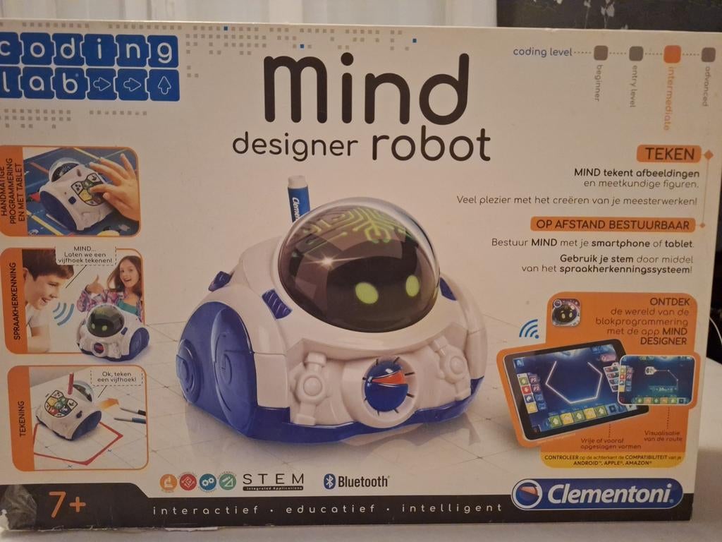 Mind Designer Robot - Clementoni Coding Lab, Kinderen en Baby's, Speelgoed | Educatief en Creatief, Ophalen of Verzenden, Gebruikt