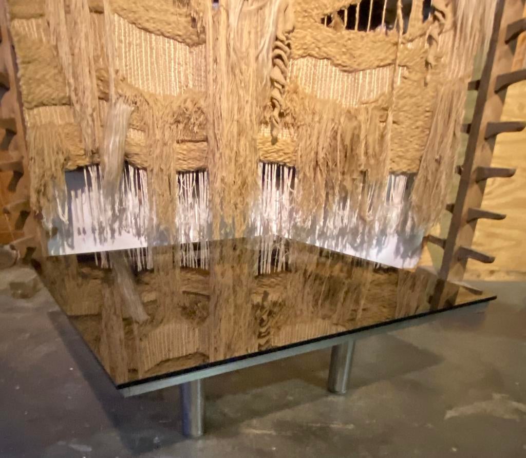 Salontafel van Tobia Scarpa voor Gavina /Knoll 1960  Andre, Ophalen of Verzenden, Rechthoekig, Glas, 50 tot 100 cm
