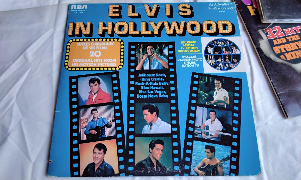 Lp + Photo ALBUM Elvis Presley – Elvis In Hollywood Canada, Ophalen, Gebruikt, 12 inch, Rock-'n-Roll