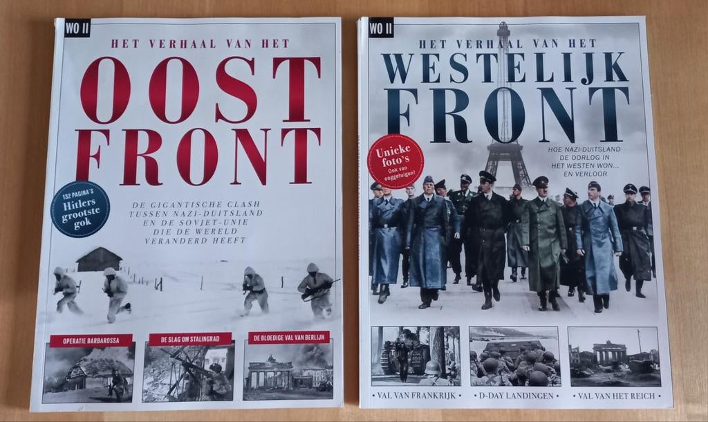 WOII, het verhaal van Oost front en westelijk front, Ophalen of Verzenden, Zo goed als nieuw