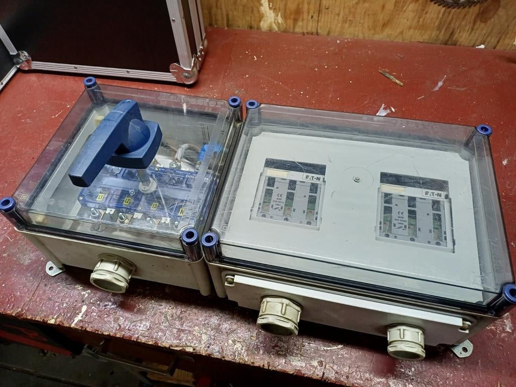 Halyester kast  4P hoofd / lastscheider 160A set  TEAB, Ophalen of Verzenden