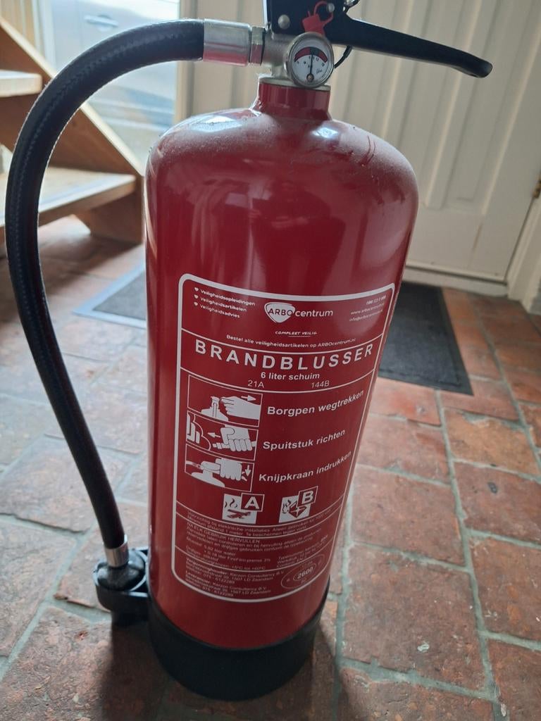 Brandblusser,  schuimblusser, 6kg, Huis en Inrichting, Brandblussers en Brandkasten, Ophalen