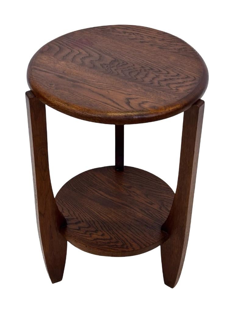 Art Deco Bijzettafel Plantentafel Eiken Jaren 50 Design, Ophalen, Gebruikt, Art Deco, Art Deco