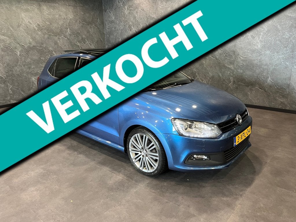 Volkswagen Polo 1.4 TSI BlueGT DSG AUTOMAAT NL AUTO NAP PANO, Auto's, Volkswagen, Automatische klimaatregeling, Gebruikt, Euro 6