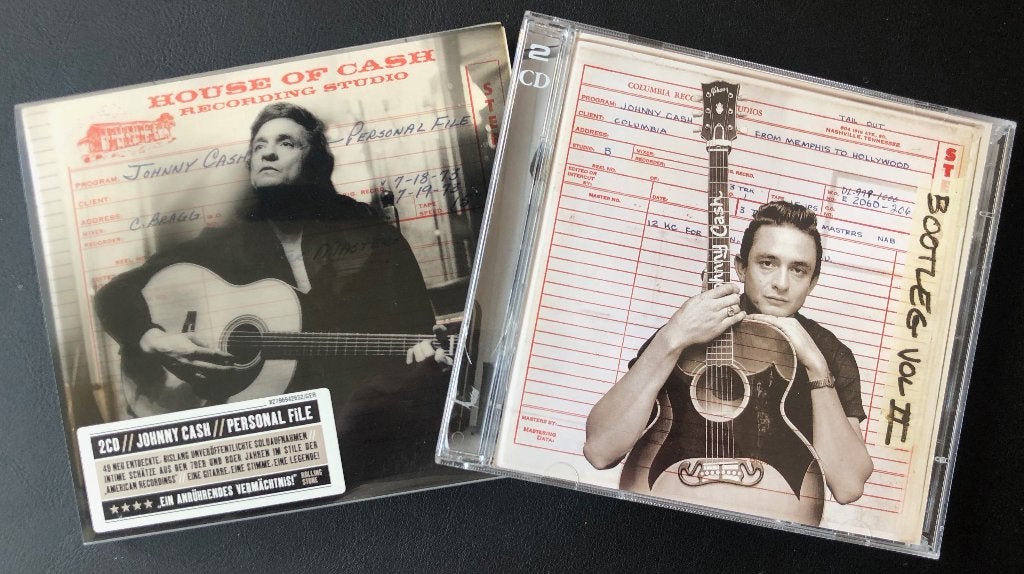 JOHNNY CASH - Bootleg series vol. I & II (2x 2CD sets), Ophalen of Verzenden, Zo goed als nieuw, Singer-songwriter, Speciale editie