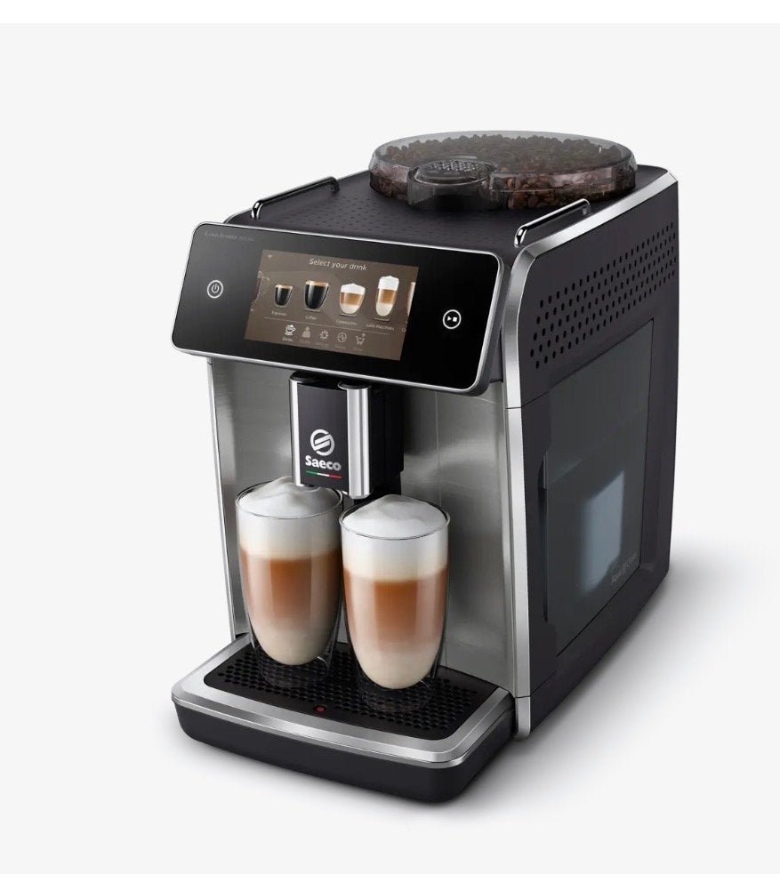 Saeco GranAroma Deluxe SM6685/00 Koffiemachine, Witgoed en Apparatuur, Afneembaar waterreservoir, Gebruikt, 10 kopjes of meer
