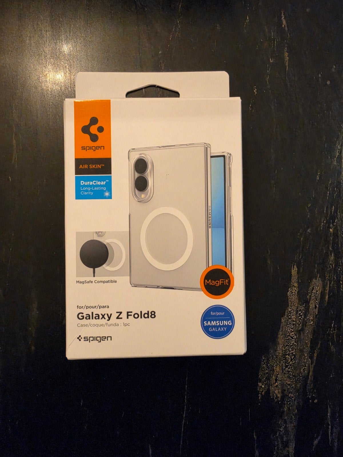 Spigen Air Skin MagFit Samsung Galaxy Z Fold 8 case hoesje, Ophalen of Verzenden, Zo goed als nieuw